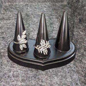 Bundle of 2 leaf rings